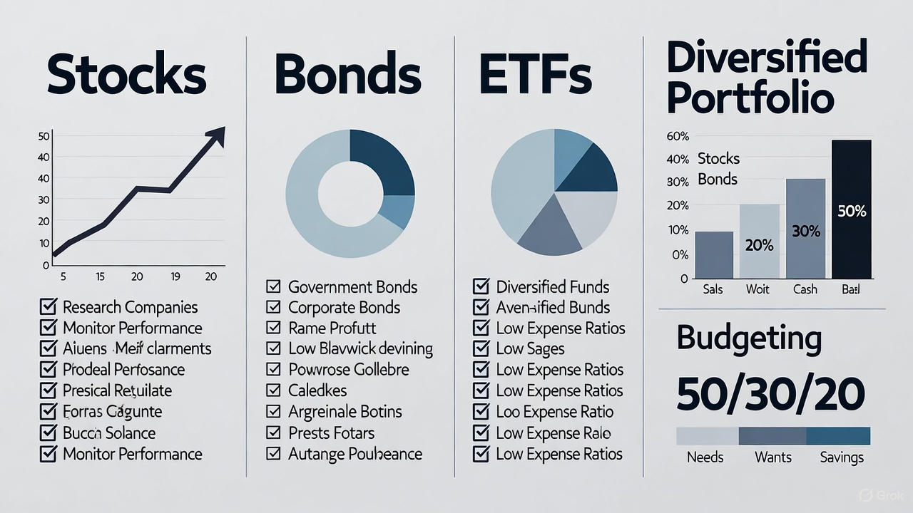 Global Investing Basics: Stocks, Bonds, ETFs, and Building a Diversified Portfolio